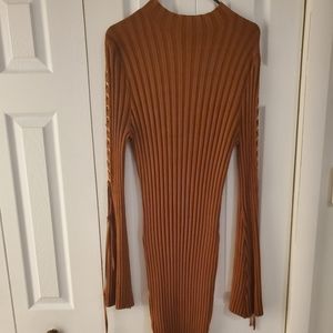chesnut sweater dress